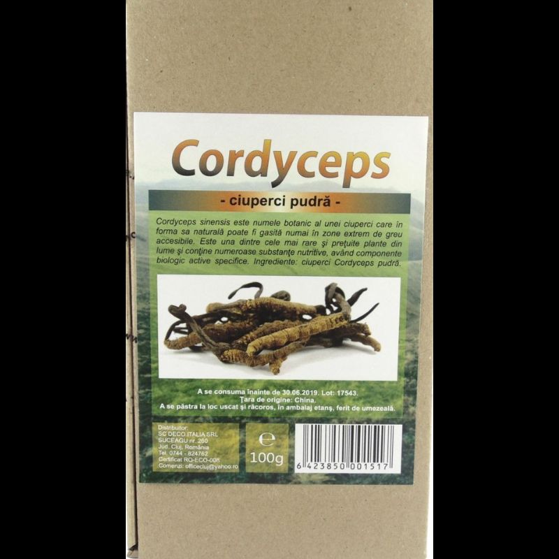 Supliment natural ciuperci Cordyceps 